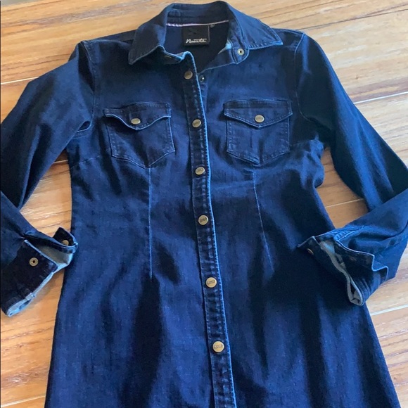 Nanette Lepore Denim Dress size 2 - long sleeve EUC - Picture 4 of 14